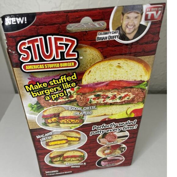 NEW Stufz-America’s Stuffed Burger (2013) - Picture 3 of 6